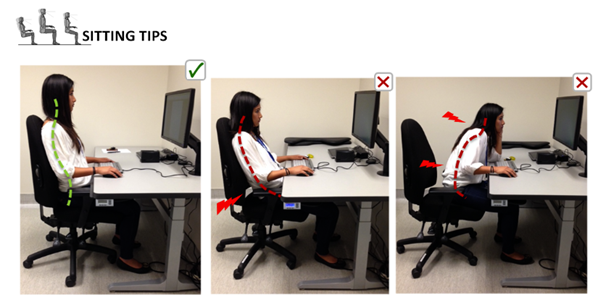 How to sit properly