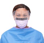 Medical staff wearing a Medline mask